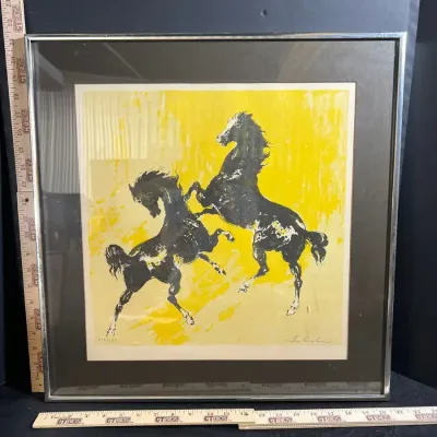 “Arabian Horses” By Denes de Holes (1910-1983) 