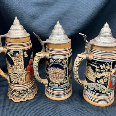 Vintage Lot of German stein’s 