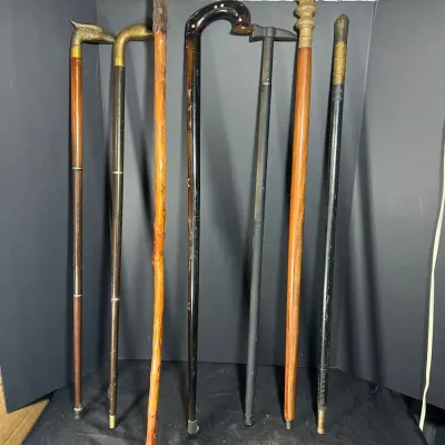 Collection Of Vintage Canes / Walking Sticks
