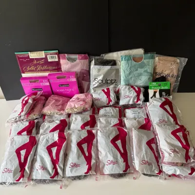 Giant Brand New Pantyhose Lot- Silkies & More