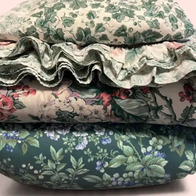 Vintage Bedding Laura Ashley Duvet Cover & Charter Club Set 