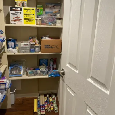 Household Goods Lot- Contact Paper Small Tools Bulbs & MORE