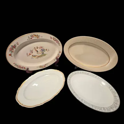 Vintage Serving Platters, Haviland Limoges, Lenox & More, Porcelain/Bone China 