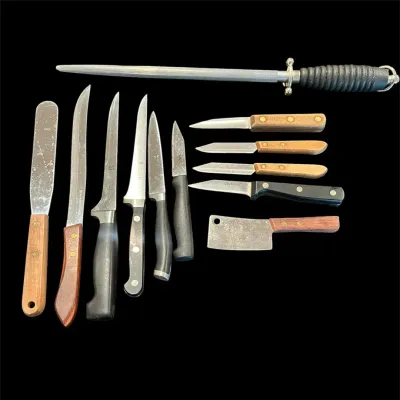 Kitchen Knife Lot, Sharpener - Zwilling J.A. Henckels, EKCO, MORE