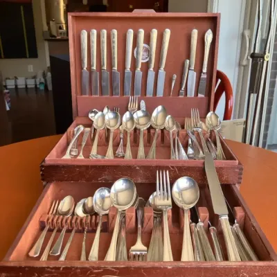Mixed Lot Of Silver Plated Flatware 