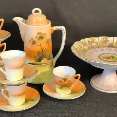 Vintage China And Tea Set