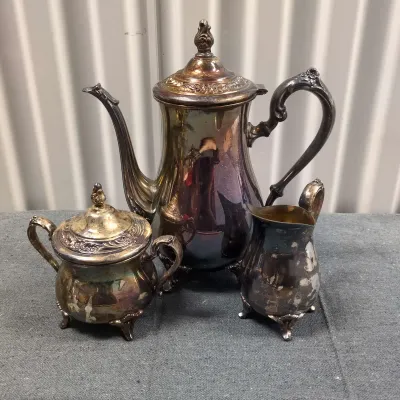 Wm Rogers Silver Plated Tea set