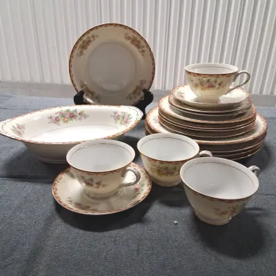 VTG Diamond China Serving Pieces