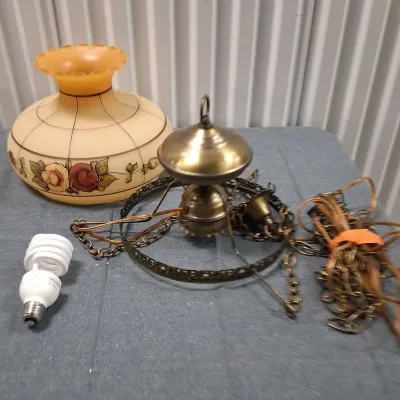 Vintage Hurricane Hanging Light