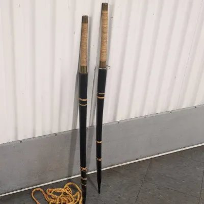 VTG  Ceremonial Hand Made Dha Swords 