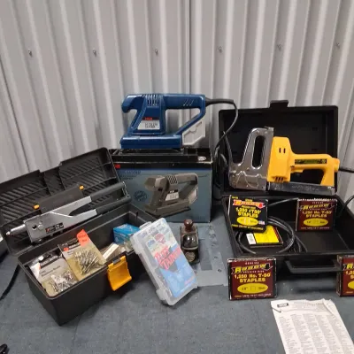 Sander, Stapler ,Rivets Puncher