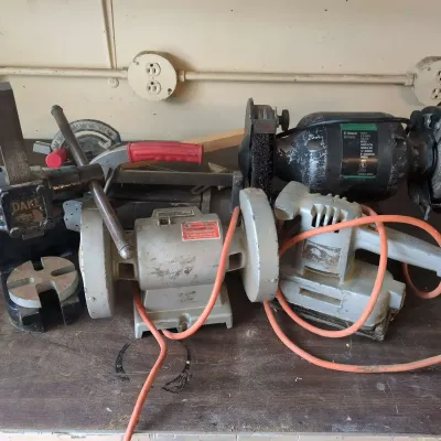 Clamps, Sanders and Bench Grinder 