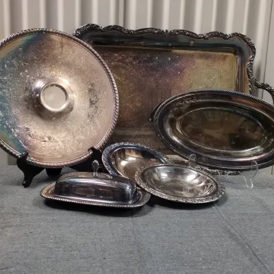 Wm Rogers Silver Plated Platters & Bowls