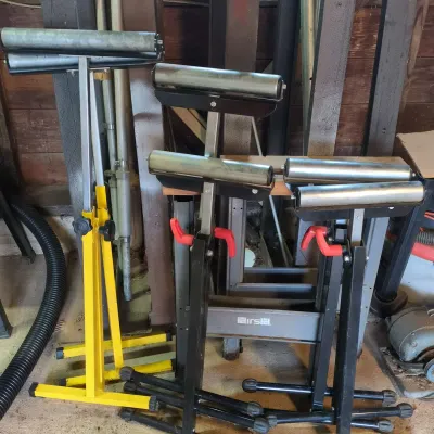 Wood Horses and Roller Stands