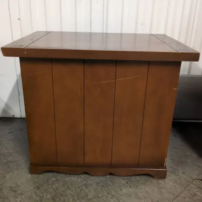 Vintage LP Storage End Table