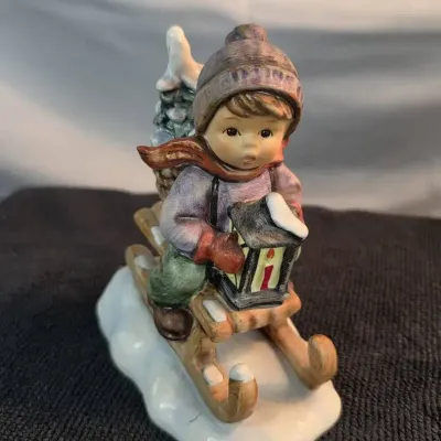Vintage Goebel Hummel #396/2/0 Ride Into Christmas – W. Germany – Box 