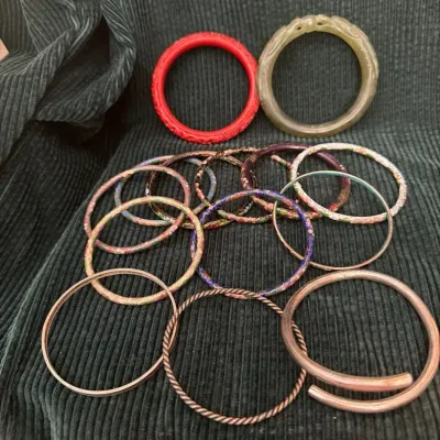 Assorted Bangle and Cuff Bracelet Collection 