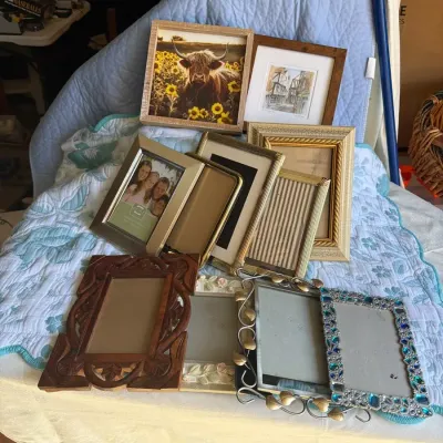 Decorative Picture Frame Collection with Highland Cow Artwork