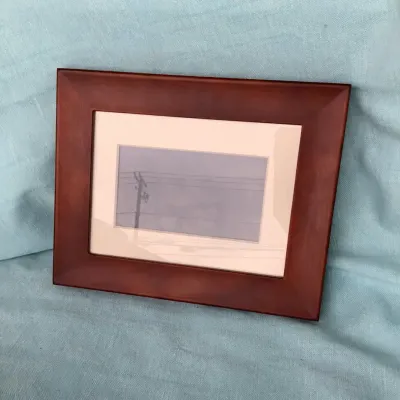 Philips 7" Digital Photo Frame – Wood Look – Model SPF3470/G7 – Original Box