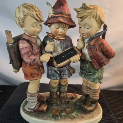 Vintage Goebel M.I. Hummel #170/III “School Boys” – Large 9½" – West Germany