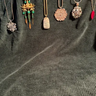 Assorted Pendant Necklaces – Approximately 6 Pieces