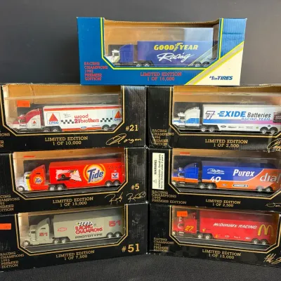 7 Racing Champions Premium Edition Cast Transportation Trucks