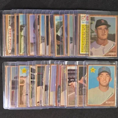 (30) Baseball Cards, 1962 Topps
