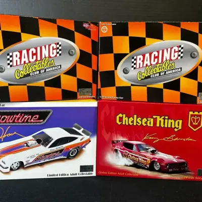 4 Diecast Funny Car Replicas