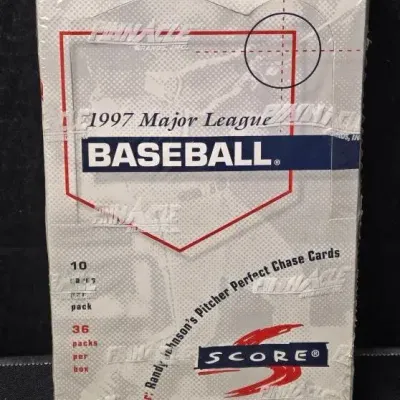 Sealed 1997 Score Baseball Card Box