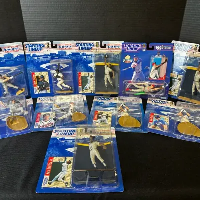 10 NIB Starting Lineup Baseball Action Figures