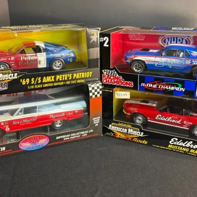 4 American Muscle Die Cast Cars