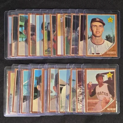 Twenty-Five 1962 Topps Baseball Cards