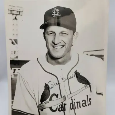 Signed Stan Musial 8x10 Photograph 