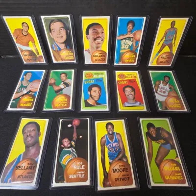 (14) 1970-71 Topps Basketball Trading Cards