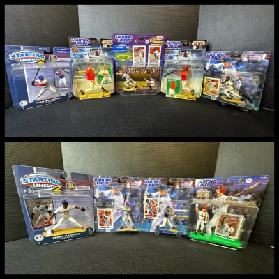9 Starting Lineup Baseball Figurines