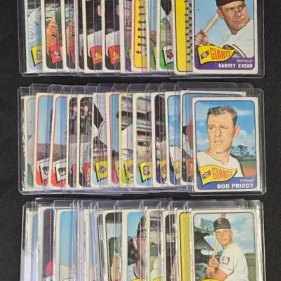 Thirty-Eight 1965 Topps Baseball Cards