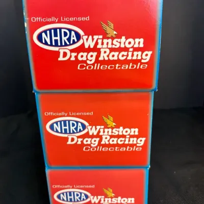 3 Winston Cup Collectors Model Drag Cars