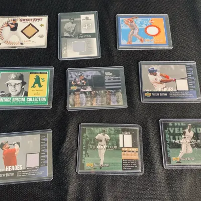 2001 -2002 Upper Deck Baseball Jersey & Bat Cards