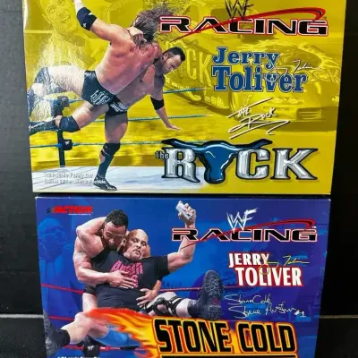 NHRA WWF The Stock and Stone Cold Die-cast Cars