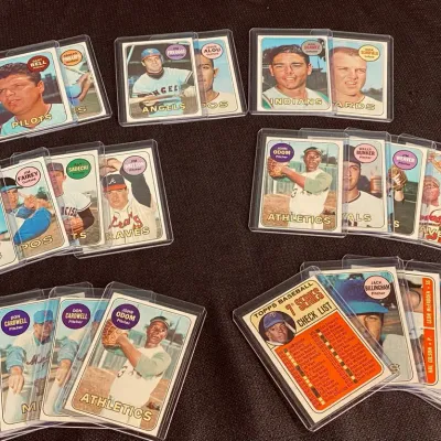 Twenty-four 1969 Topps Baseball Cards