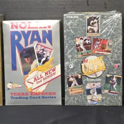 (4) Sealed 1992 & 93 Baseball Card Boxes