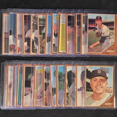 (25) Baseball Cards, 1962 Topps