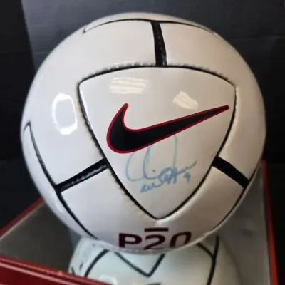Mia Hamm Signed Nike P20 Soccer Ball 