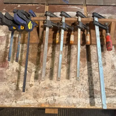 Sale Photo Thumbnail #41: Wood Working Clamps 