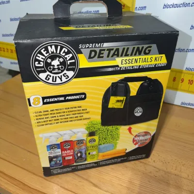 Sale Photo Thumbnail #214: Chemical Guys Supreme Detailing Essentials Kit with Detailing Storage Caddy, in original box.