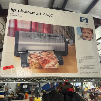 Sale Photo Thumbnail #183: HP Photosmart 7660 photo printer in its original retail box.