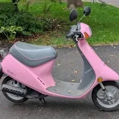 Sale Photo Thumbnail #88: Vintage Moped - Honda Elite SB50P Pink Scooter