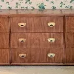 Sale Photo Thumbnail #60: Vintage Drexel Heritage Passage Collection 9-Drawer Triple Dresser