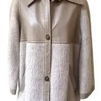 Sale Photo Thumbnail #55: Vintage Sills Bonnie for Cashin Design Textured Panel Button Front Coat
