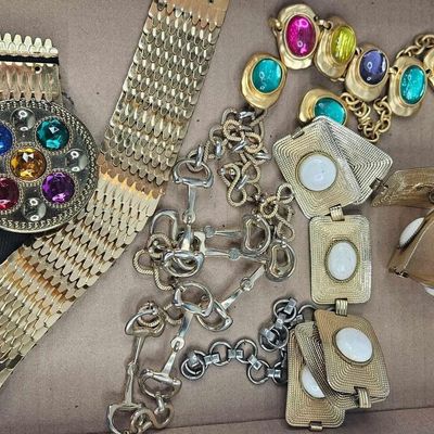 Sale Photo Thumbnail #443: Gold Tone & Two Tone Costume